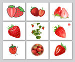 草莓素材PNG