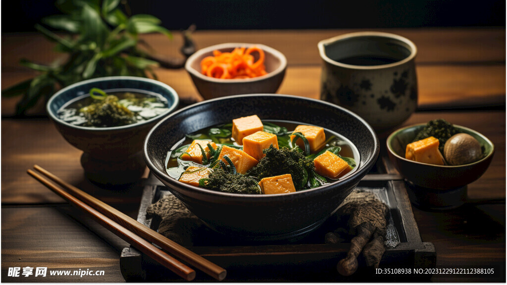 豆腐海带汤美食