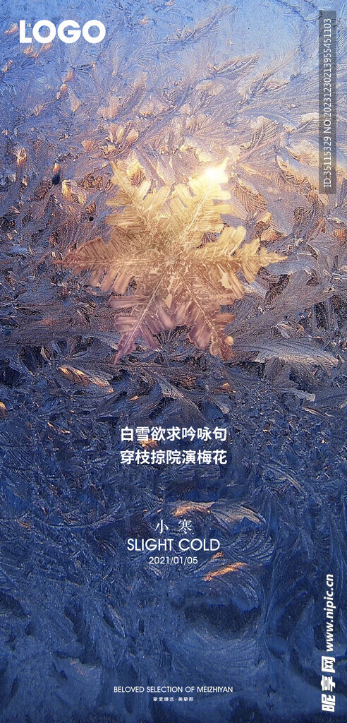 小寒节日海报