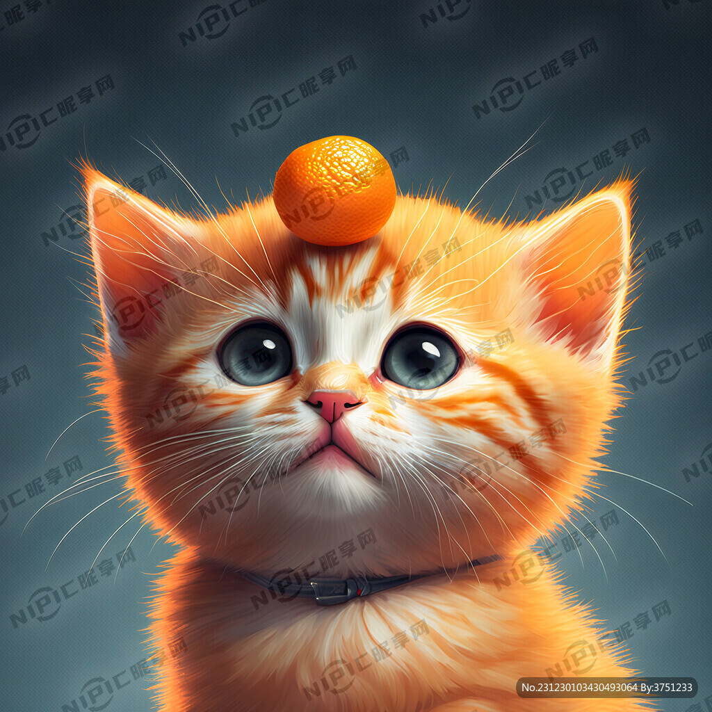 桔色的小猫