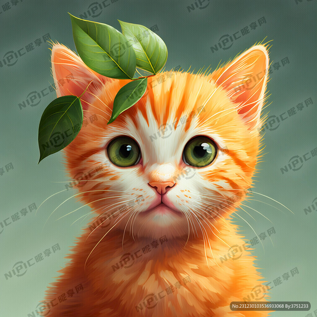 桔色的小猫