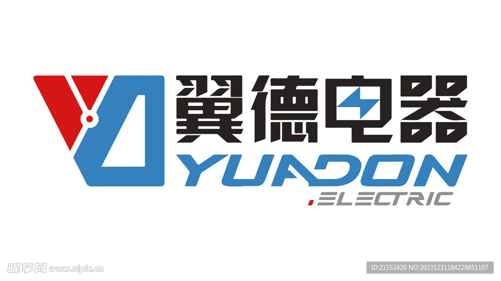 翼德电器 logo  YD创意