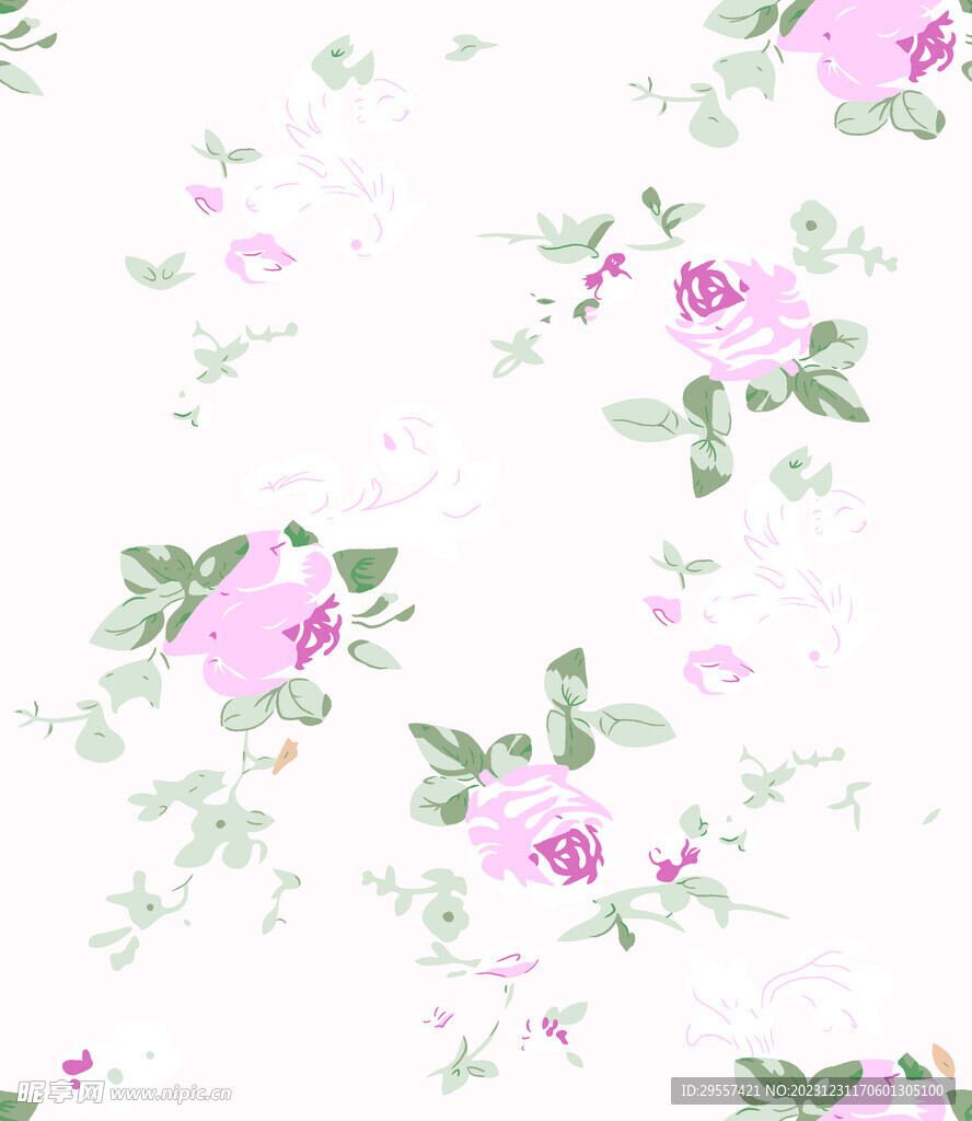 手绘花