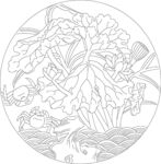 莲花与螃蟹