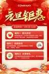 新年钜惠活动海报