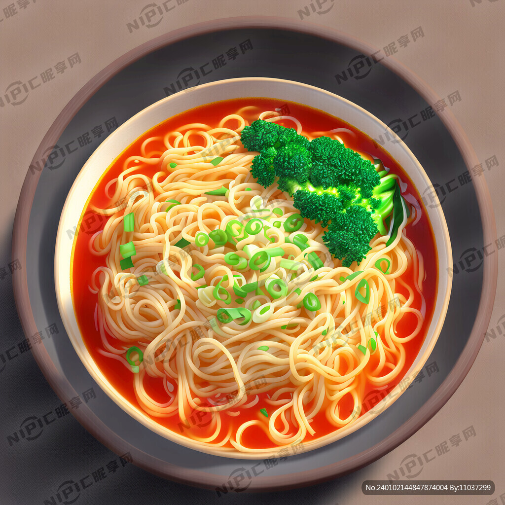 菜汁面条