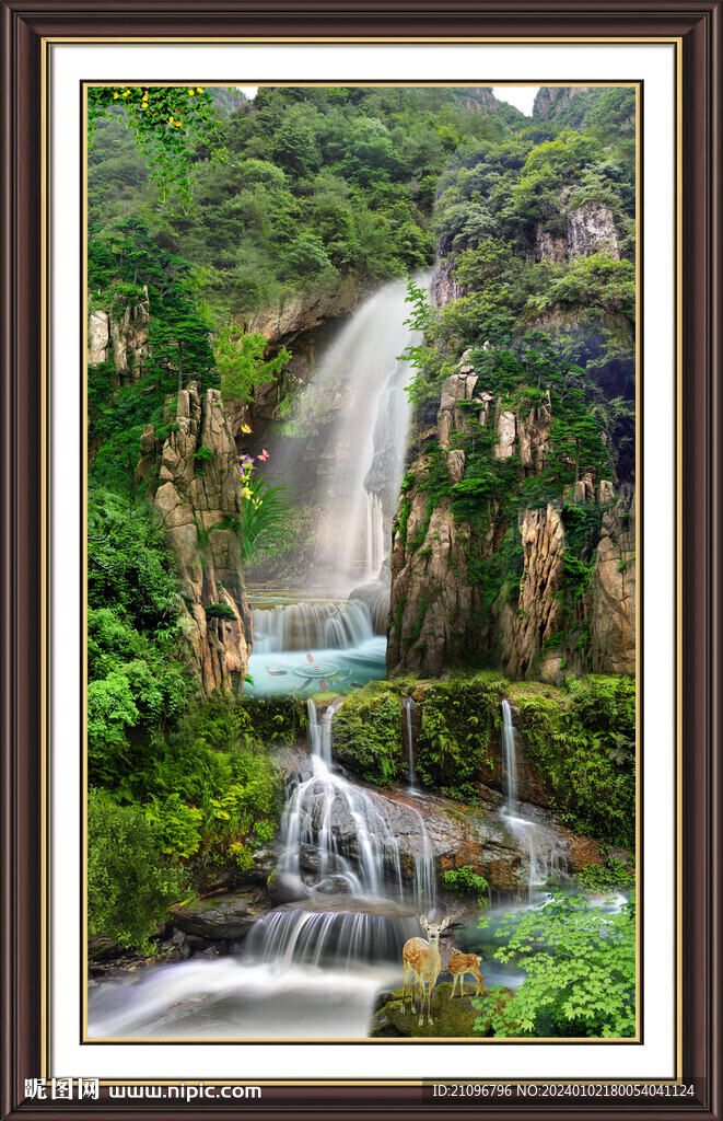 中国画山水画 