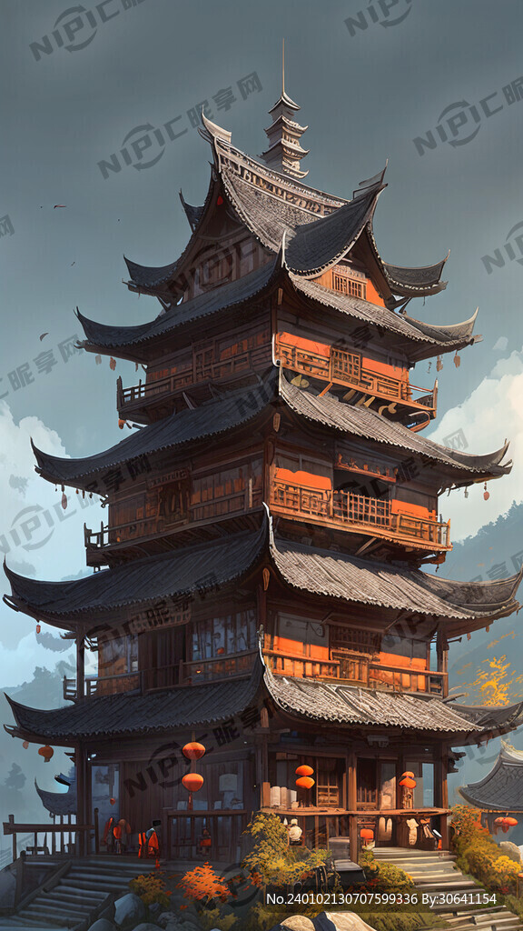 苗族村寨 精致 风