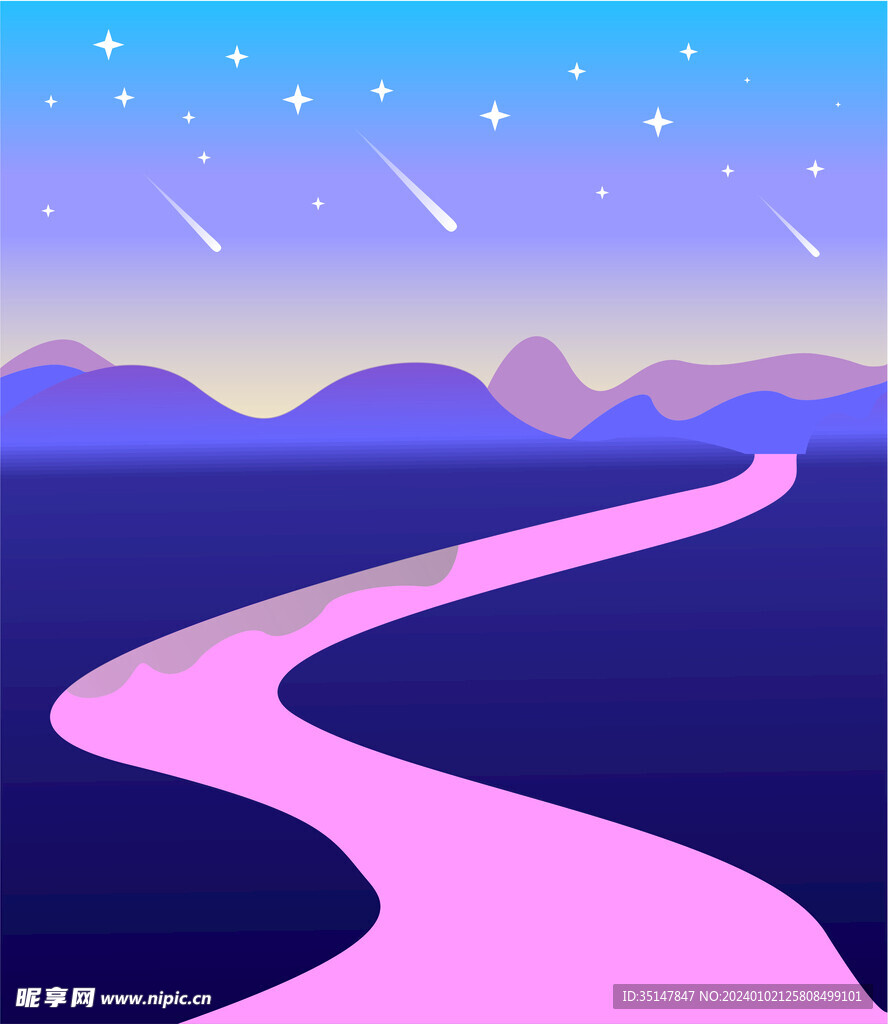 风景插画