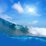 海浪波浪图片