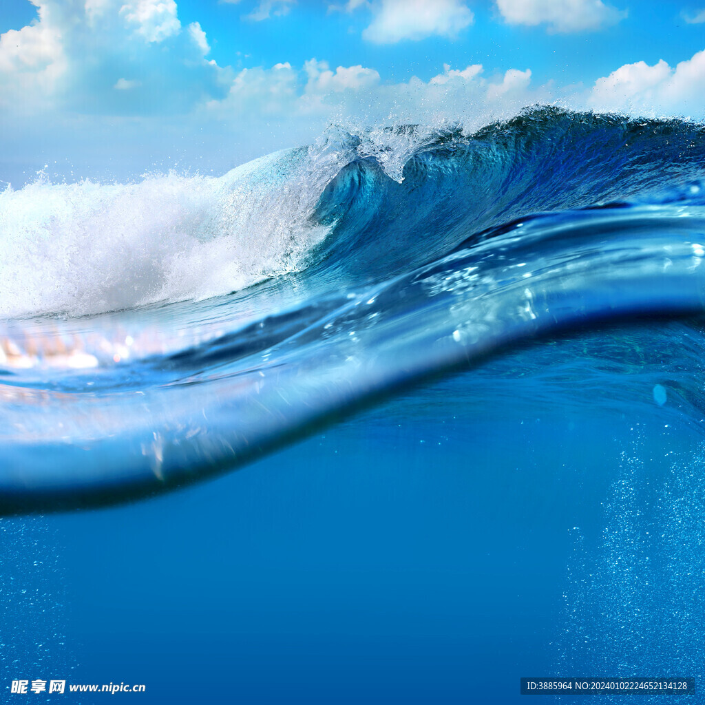 海浪波浪图片
