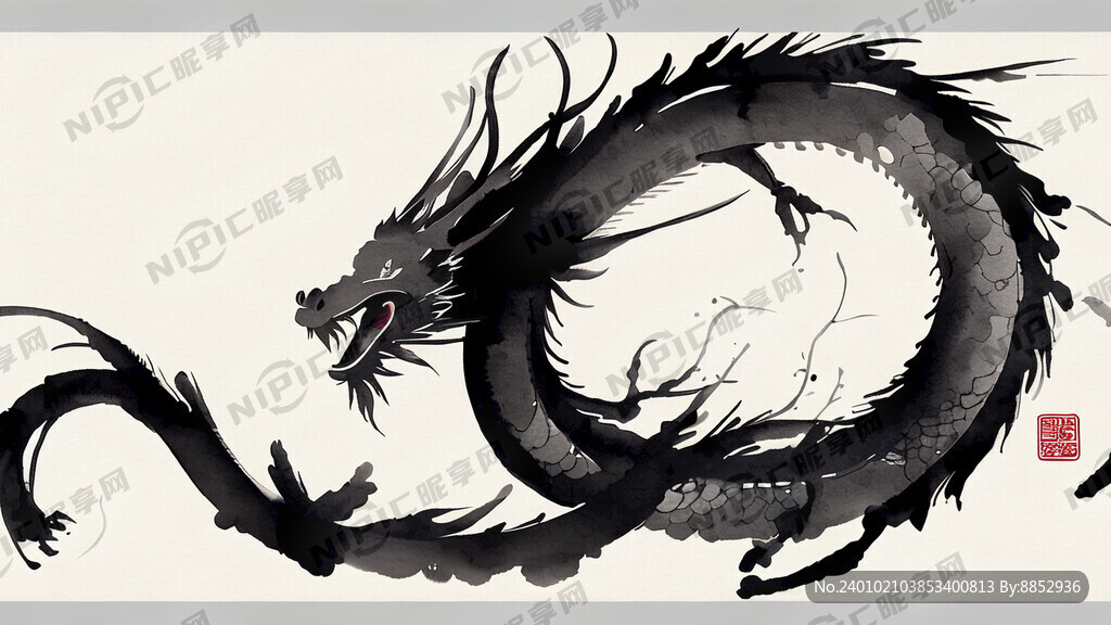 中国龙卡通