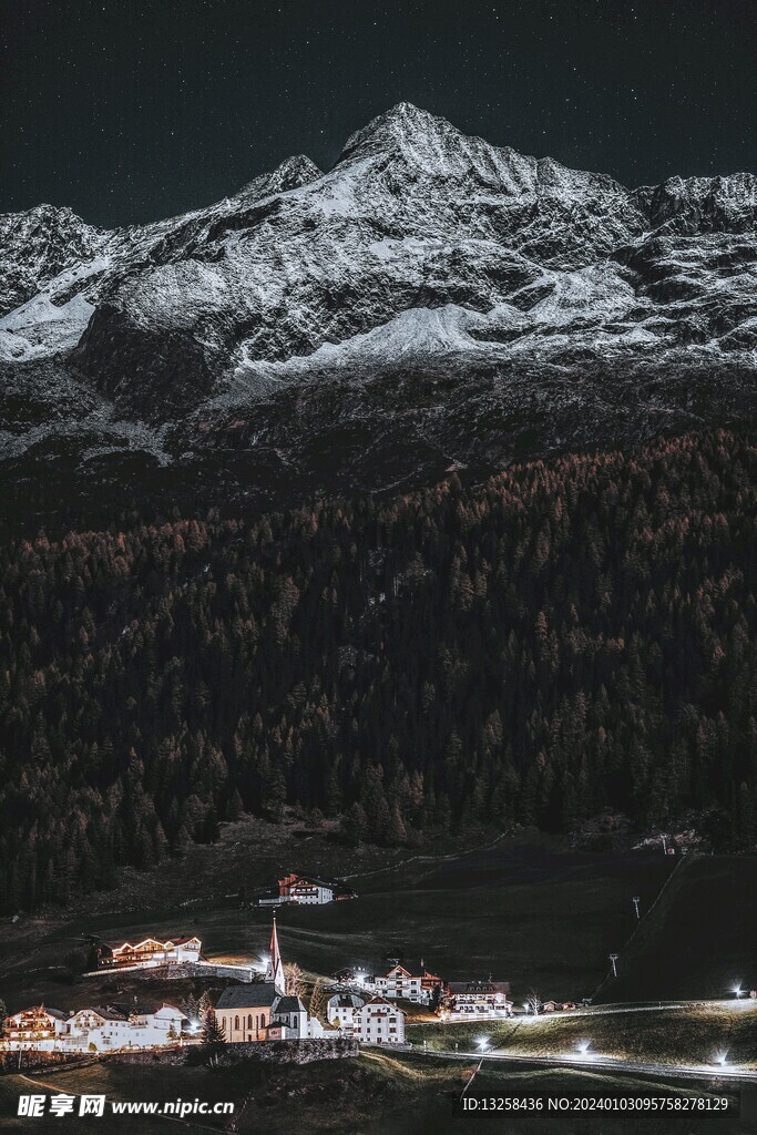 雪山森林