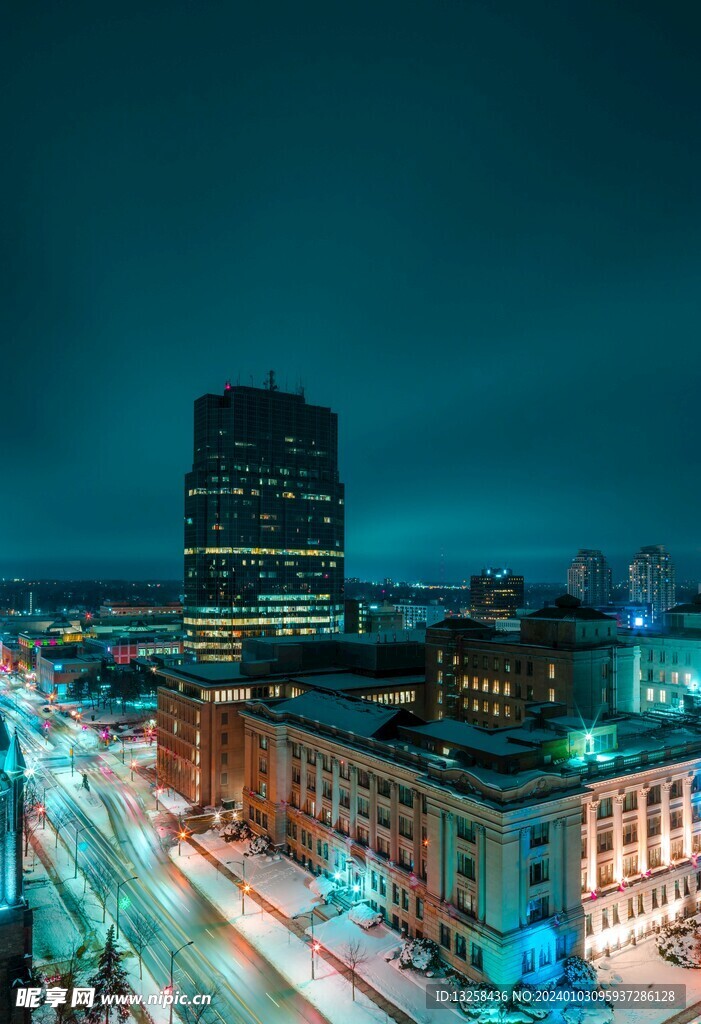 城市灯光夜景