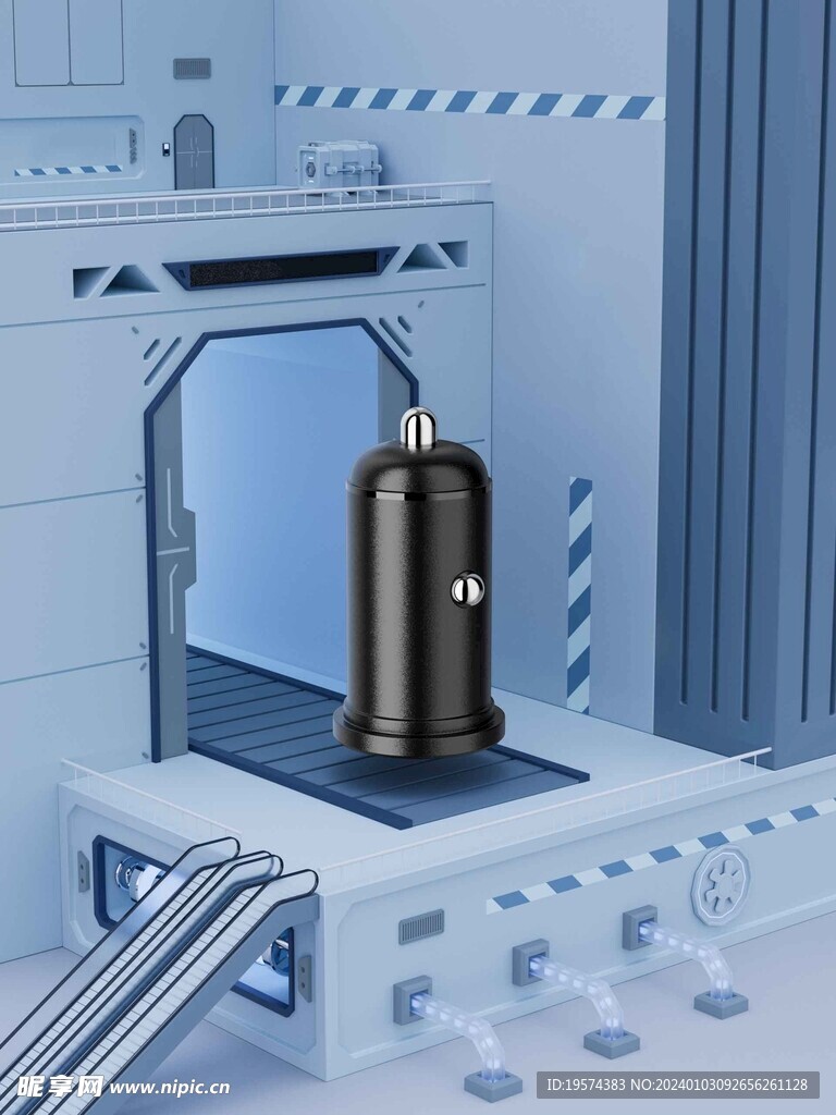 C4D模型 充电器  