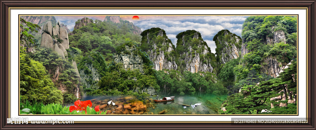 中国画风景 