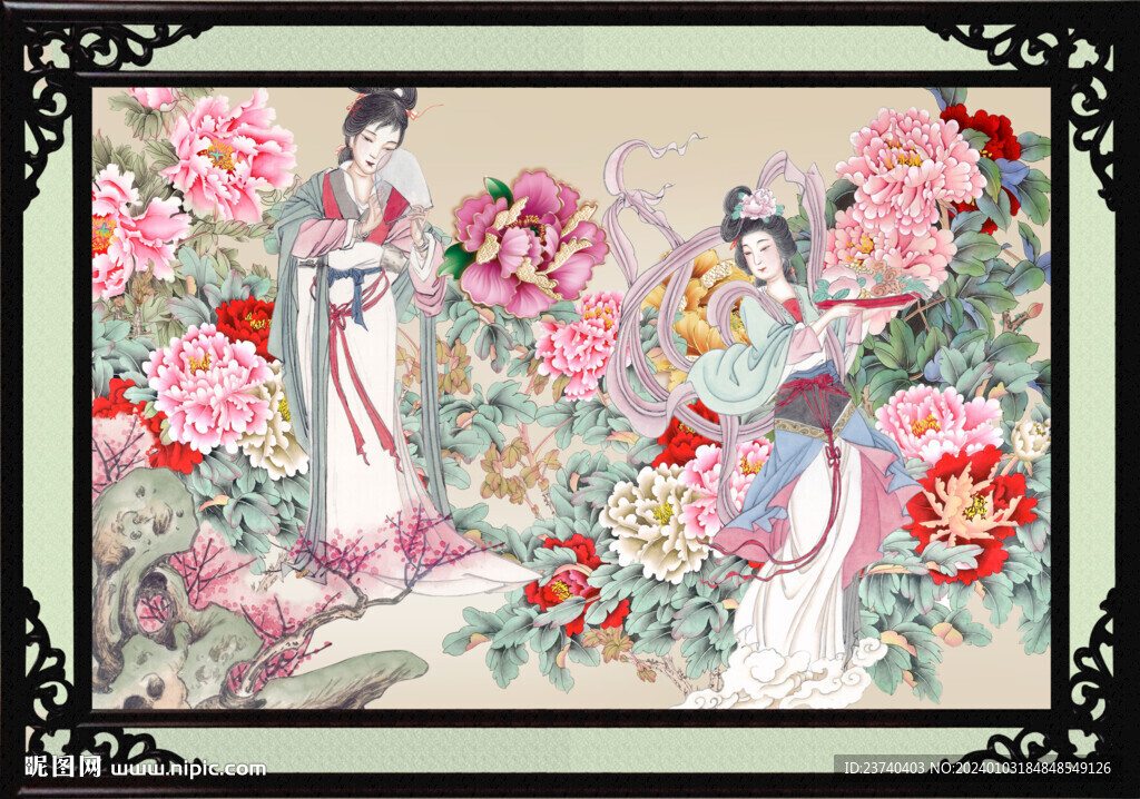 仕女图 