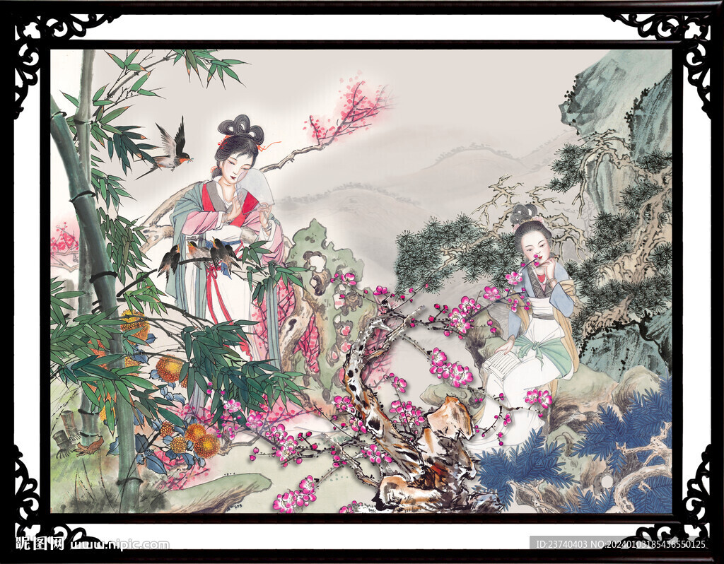 仕女图 