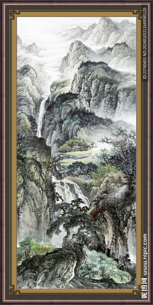 中国画风景 