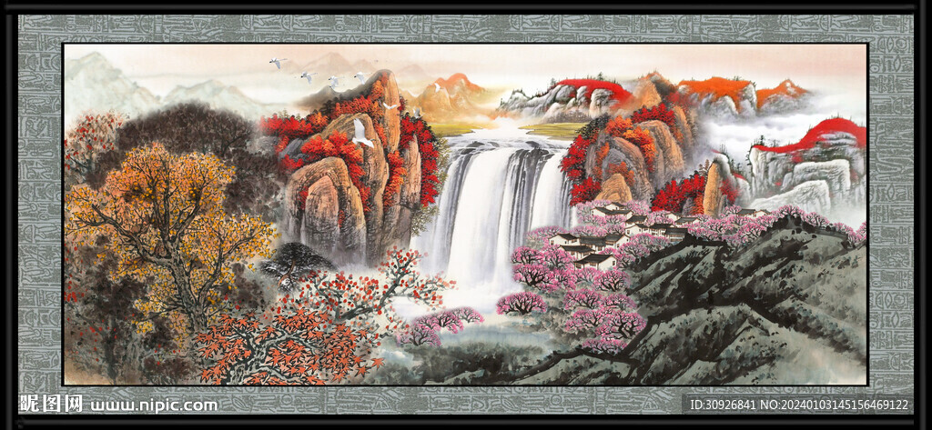 山水画 