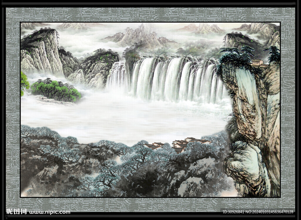 山水画 