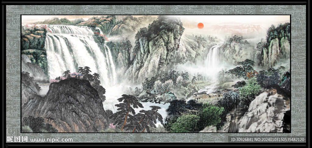 山水画 
