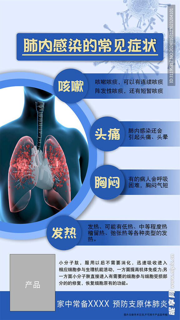 感冒 支原体海报