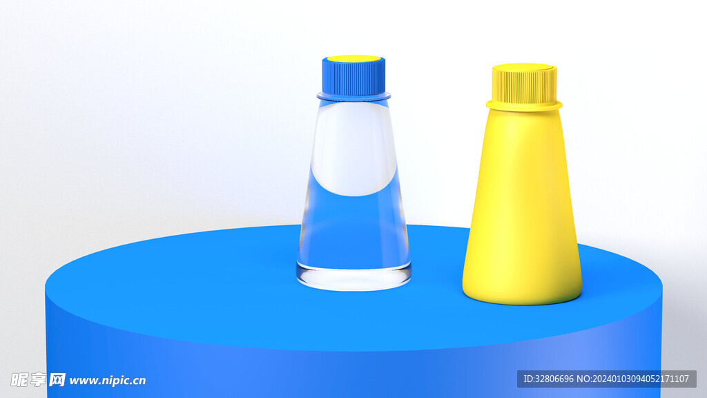 3D水瓶效果