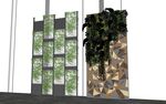 植物墙模型