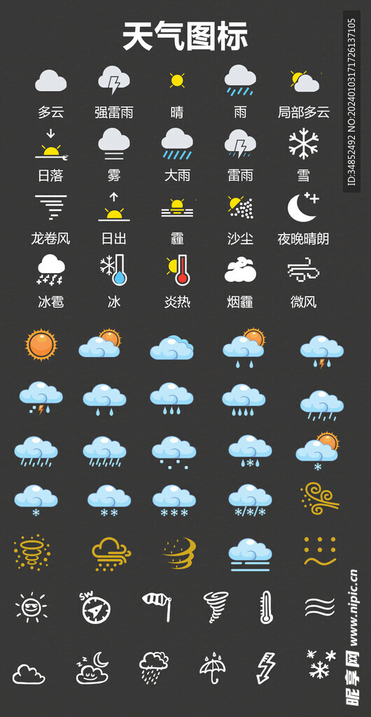 天气图标