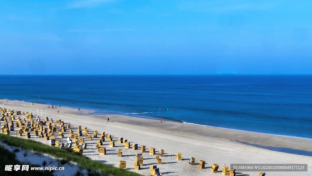 沙滩 海湾 风景图片