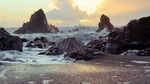 沙滩 海湾 风景图片