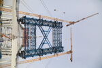 建设中的常泰大桥主桥塔