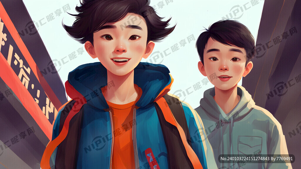 积极向上的青年人作