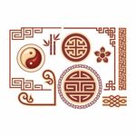 古典窗花图案图形