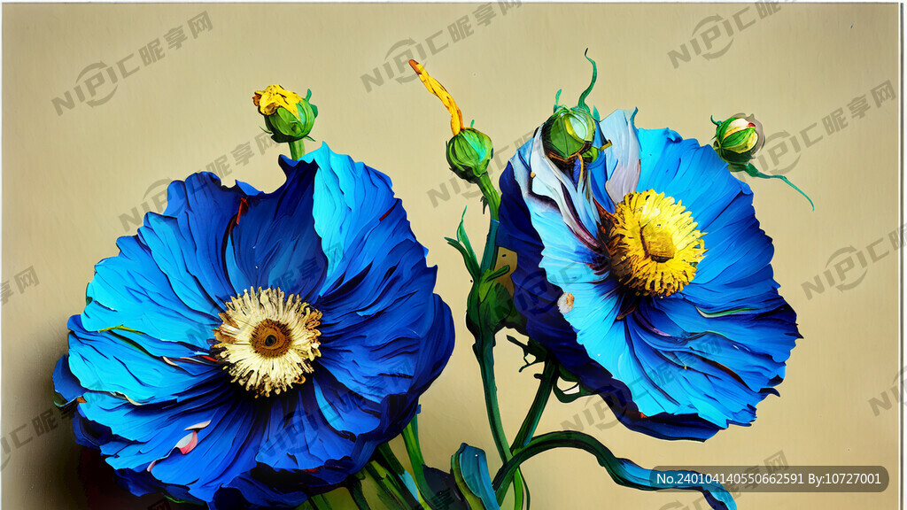 梵高 热烈 花朵 绚烂