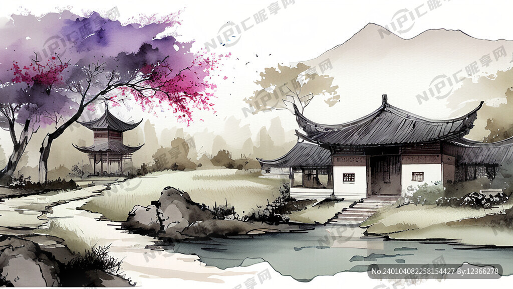 古代田园风景