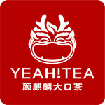 颜麒麟大口茶LOGO