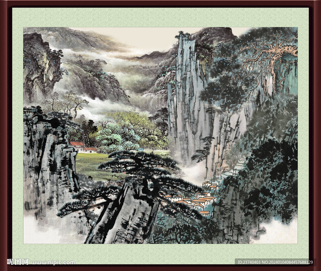 中国画风景 