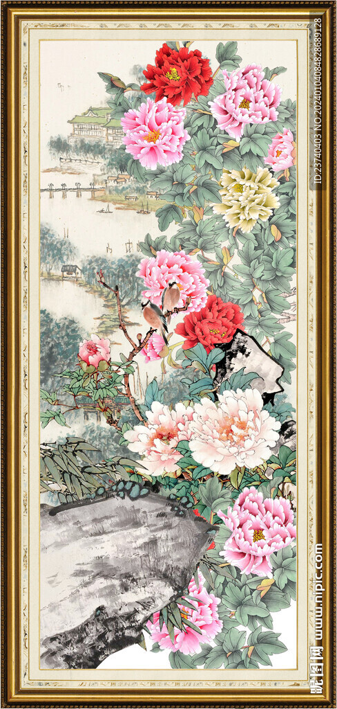 牡丹国画