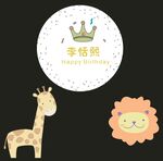 卡通生日