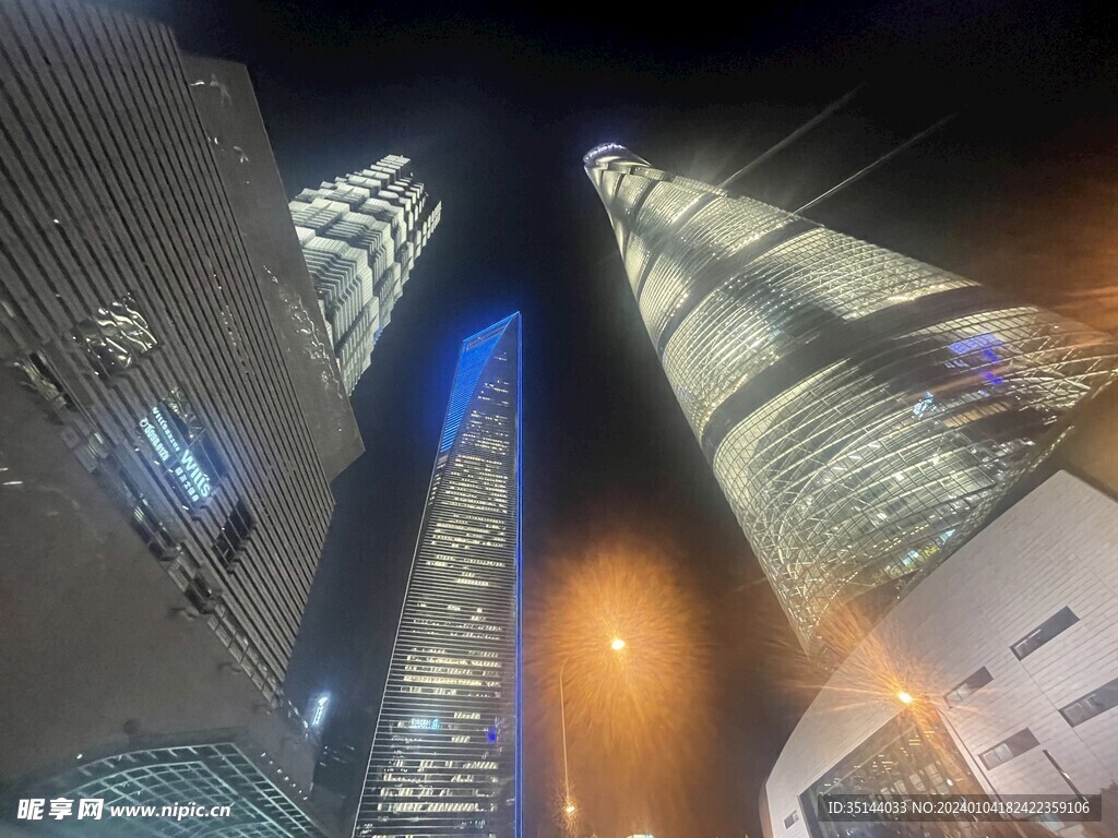 上海三件套城市建筑摄影