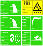 排放口标识牌图片