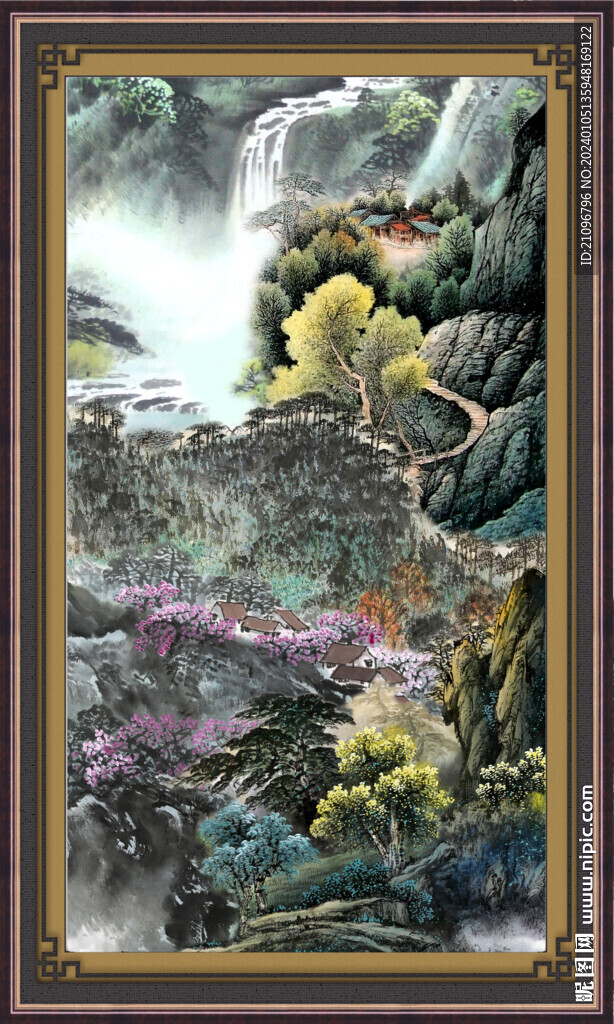 办公室山水画 