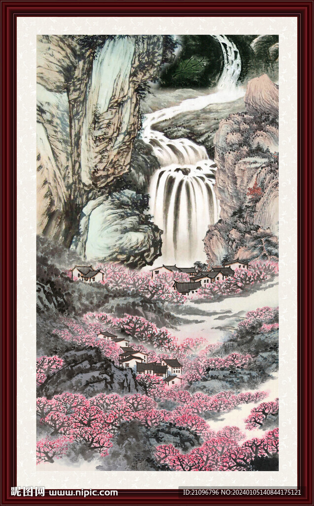 办公室山水画 