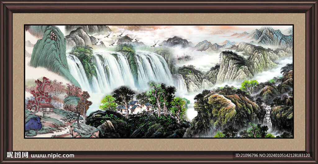 办公室山水画