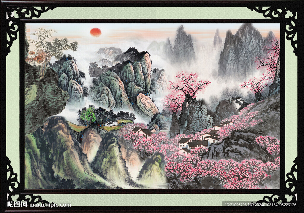 旭日东升 