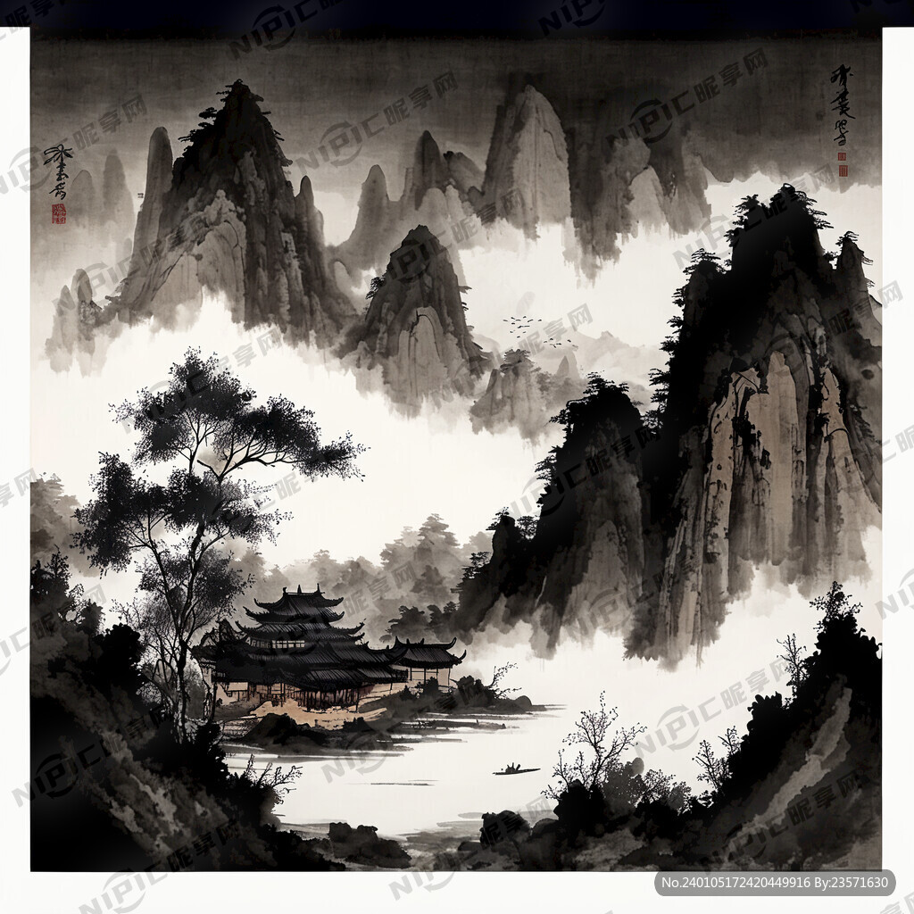 山水画