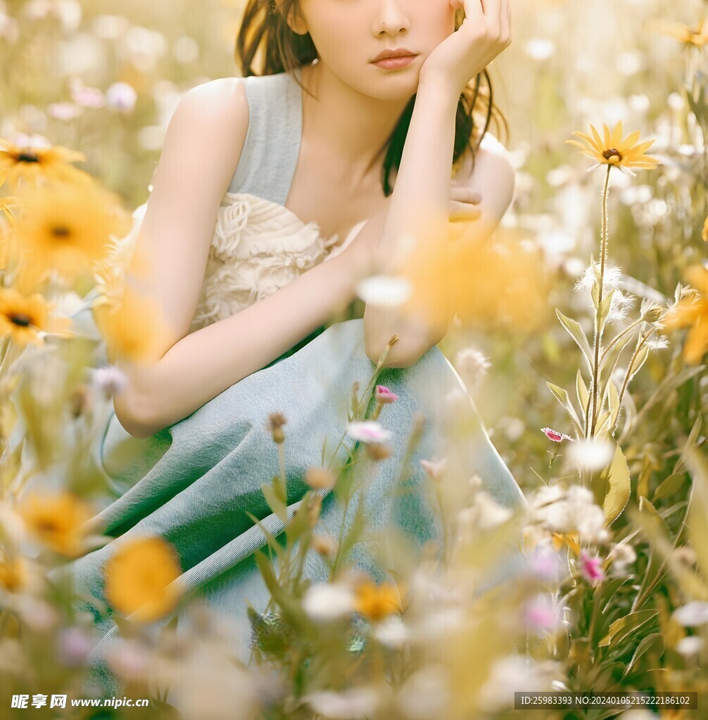 休闲的女孩