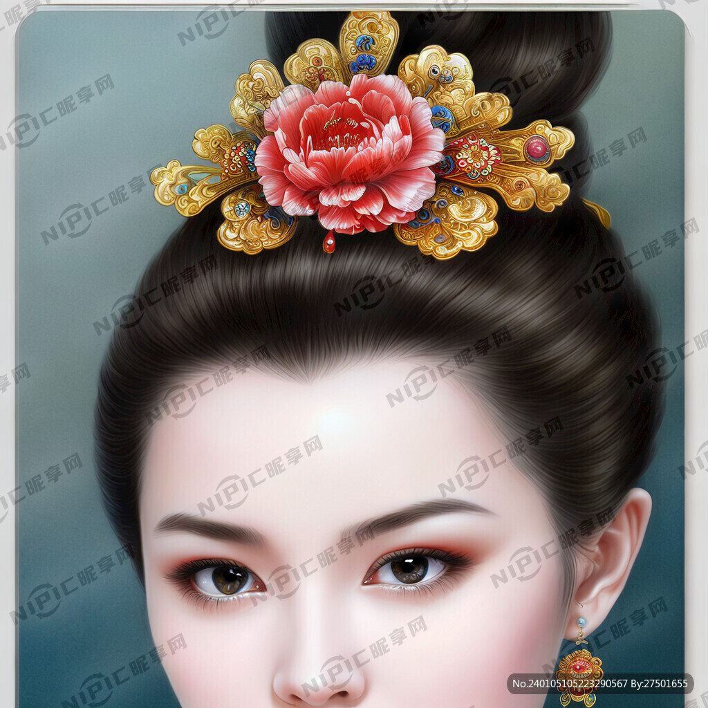 美人 手绘  美丽